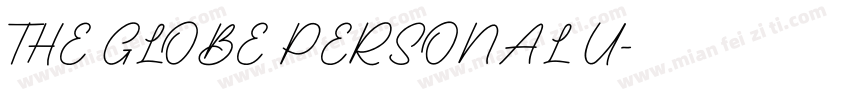 THE GLOBE PERSONAL U字体转换